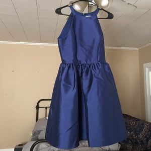 ModCloth Wendy and bird navy blue dress